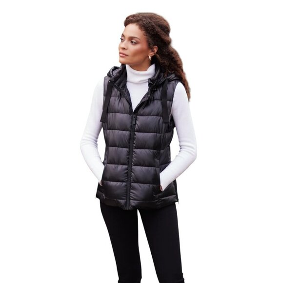 NEW Weatherproof Vintage Puffer Vest | Black - Picture 2 of 10